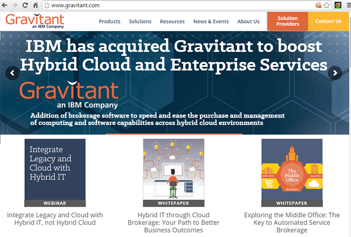 IBM Acquires Gravitant to Hybrid Cloud Brokerage Tool