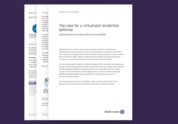 Bell Labs Study Quantifies Residential vCPE Gains