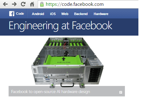Facebook Shows GPU-based System for AI