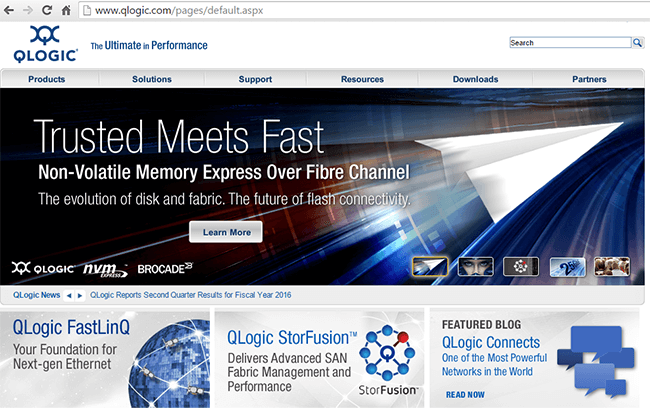 QLogic and Brocade Demo NVMe Over Fabrics with Fibre Channel