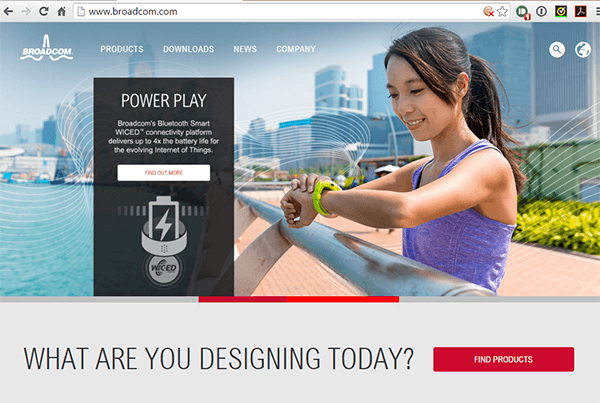 Broadcom Intros Low-power Wi-Fi/Bluetooth Chip