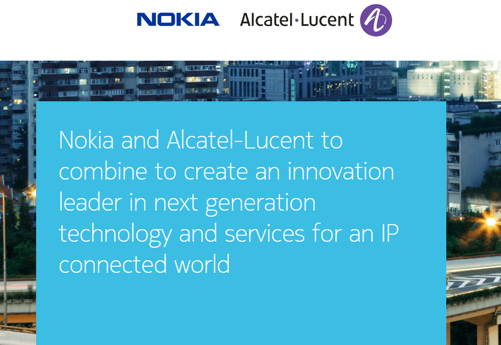 Nokia Obtains Majority Share in Alcatel-Lucent