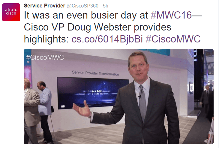 #MWC16: Cisco, Ericsson and Intel Develop 5G Router