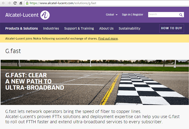 Japan’s Energia Comm Deploys G.fast with Nokia