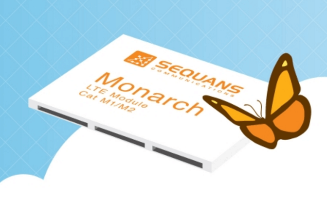 Sequans Shows its Monarch LTE Cat M Chip