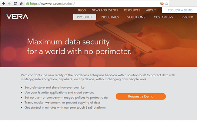 Vera Secures $17 Million for its File Protection System
