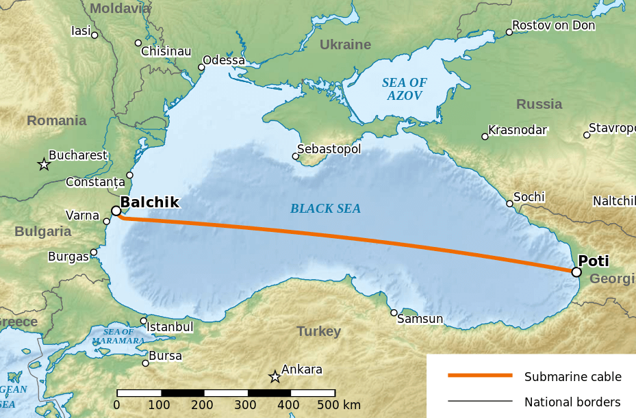 TE Subcom Brings 100G Upgrade to Caucasus Cable System