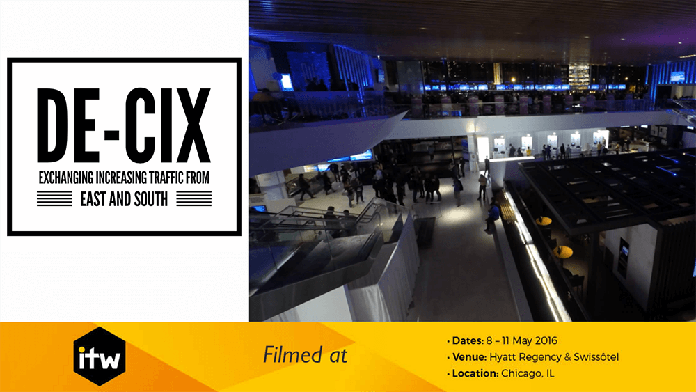 Video: DE-CIX – Increasing Internet Traffic Flows from East and South
