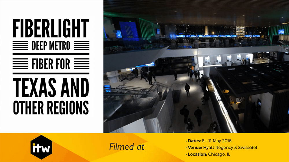 Video: Deep Metro Fiber for Texas and Other Regions