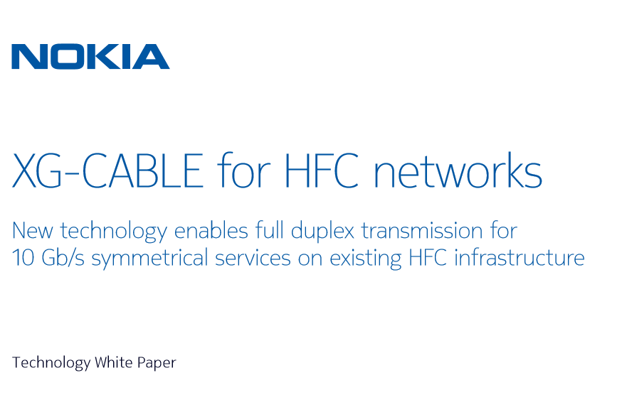 Nokia Bell Labs Hits 10 Gbps Symmetrical with XG-Cable