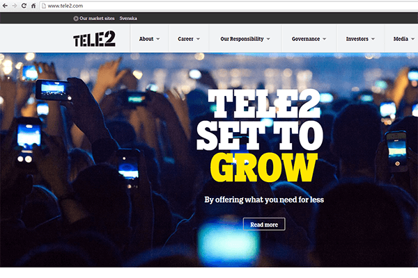 Nokia to provide Tele2 with Cloud Packet Core