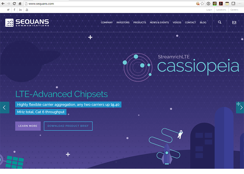 ZTE Picks Sequans for LTE-Advanced CPE