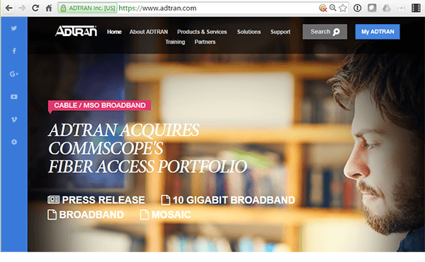 ADTRAN Acquires Commscope’s Fiber Access Portfolio