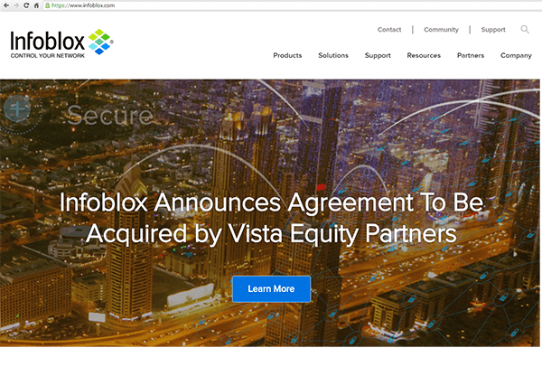 Vista Equity Partners to Privatize Infoblox