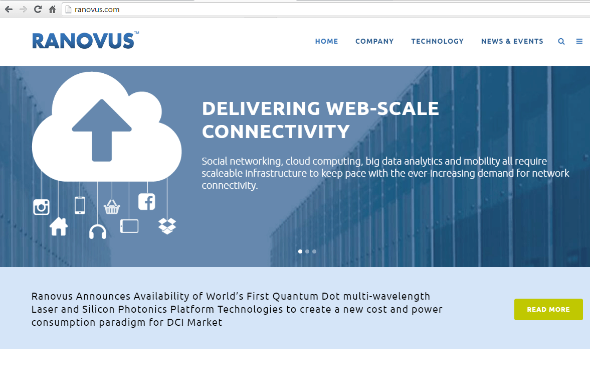 Ranovus Demos 4.8 Tbps DWDM over 80km Link