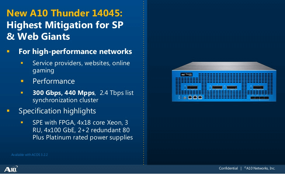 A10 Rolls Out Big Gun to Fight DDoS Attacks