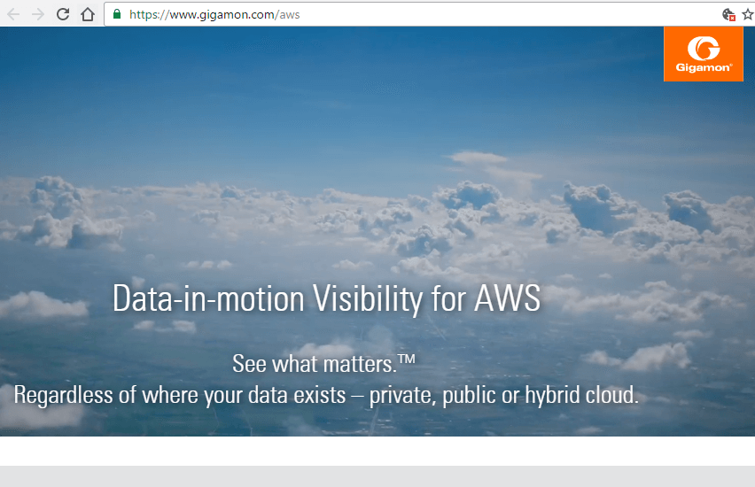 Gigamon Debuts Visibility Platform on AWS