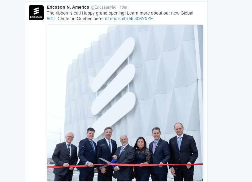 Ericsson Inaugurates Data Center in Quebec