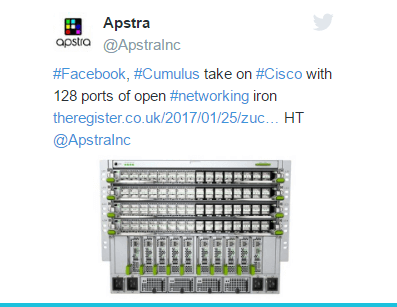 Apstra Demos Wedge Switch Running its OS