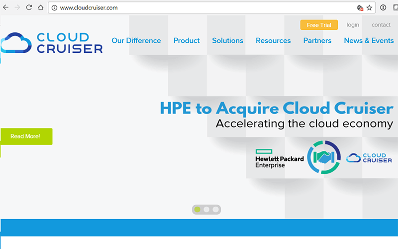 HPE to Acquire Cloud Cruiser for Cloud Consumption Analytics
