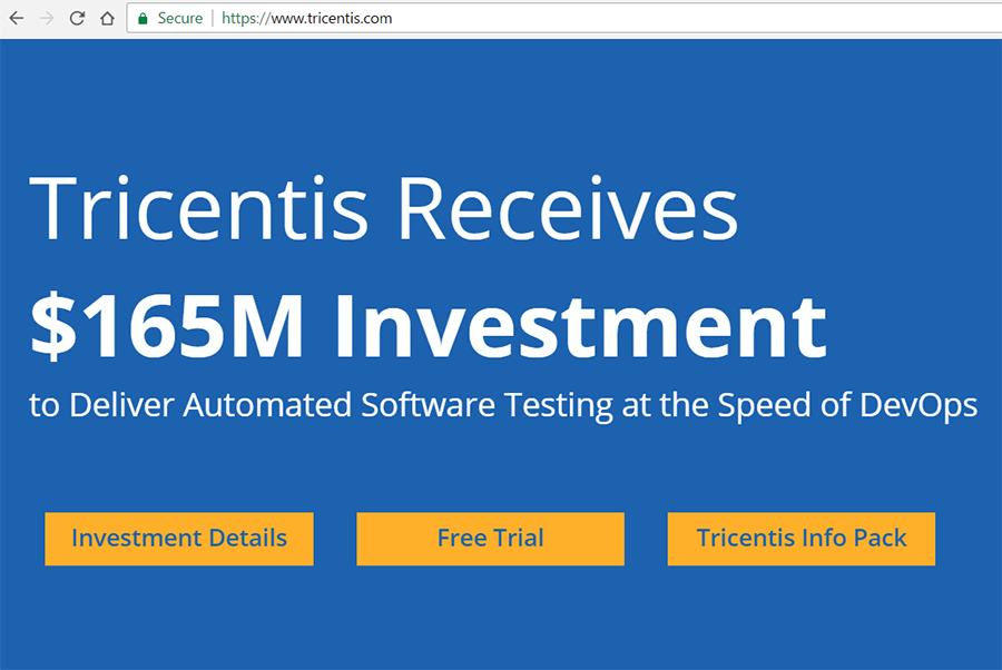 Tricentis Raises $165 Million for Software Test Automation