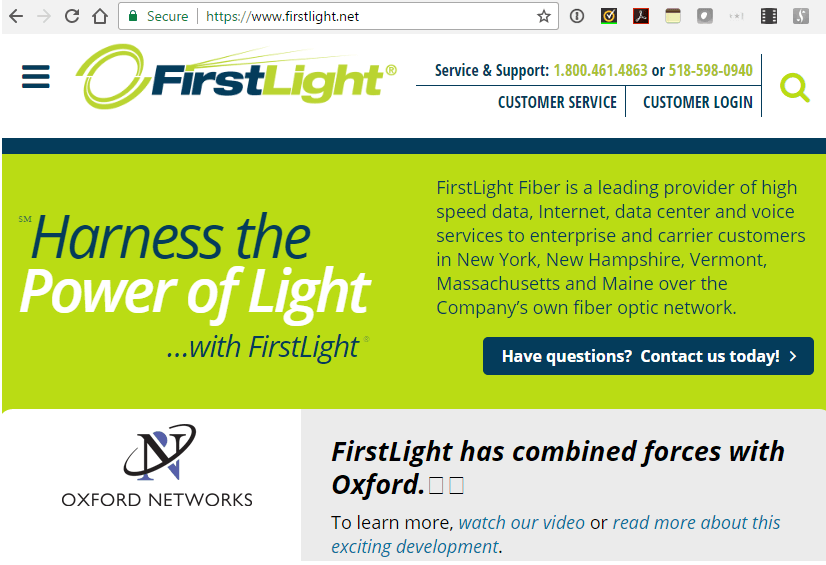 Northeast region operator FirstLight to acquire FLTG serving New York and Pennsylvania