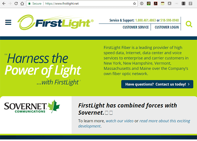 FirstLight partners with f6networks to provide U.S.-Canada transport services