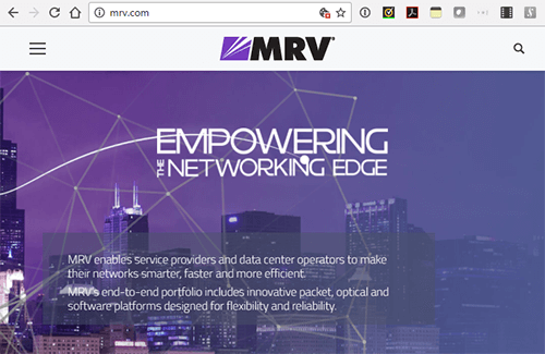 BTC Broadband Deploys MRV for Oklahoma WDM network