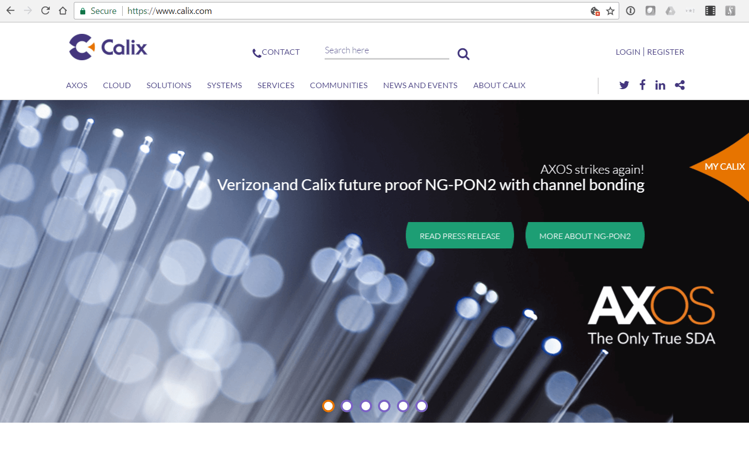 Calix demos 40G with NG-PON2 channel bonding