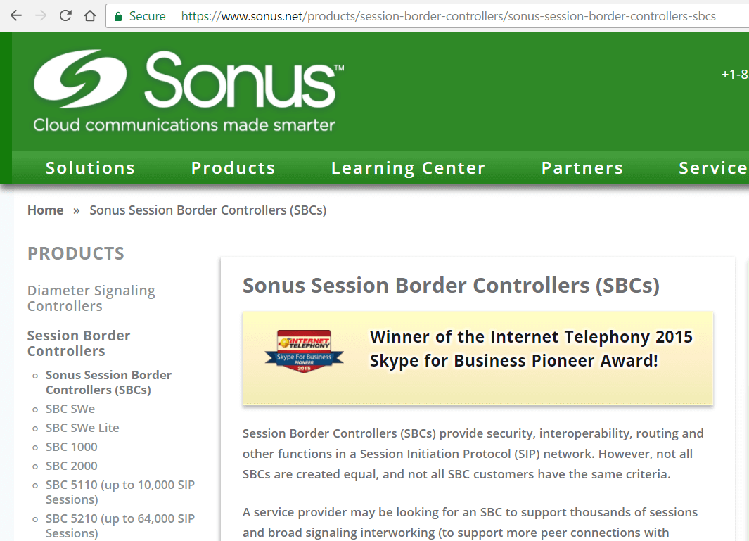 Sonus Virtual SBC validated with Wind River Titanium Cloud