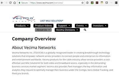 Vecima launches Entra access switch and Terrace DVB commercial video gateway