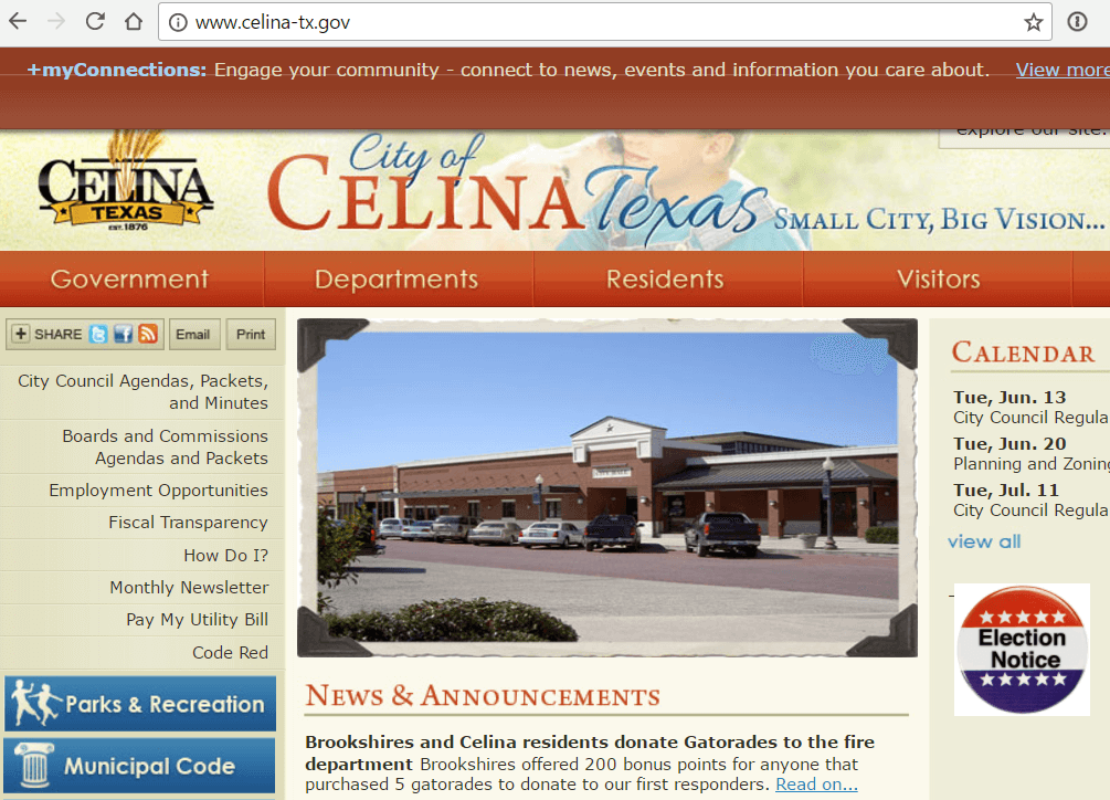 City of Celina in Texas to require fibre in new developments