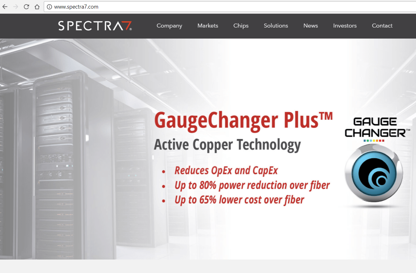 Spectra7, providing chips for high-speed connectivity, raises $4.6m