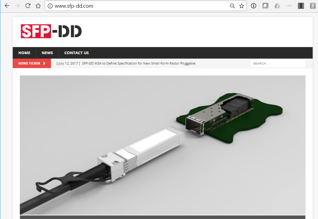 SFP-DD MSA to define 2x 25/56 Gbit/s interface Spec
