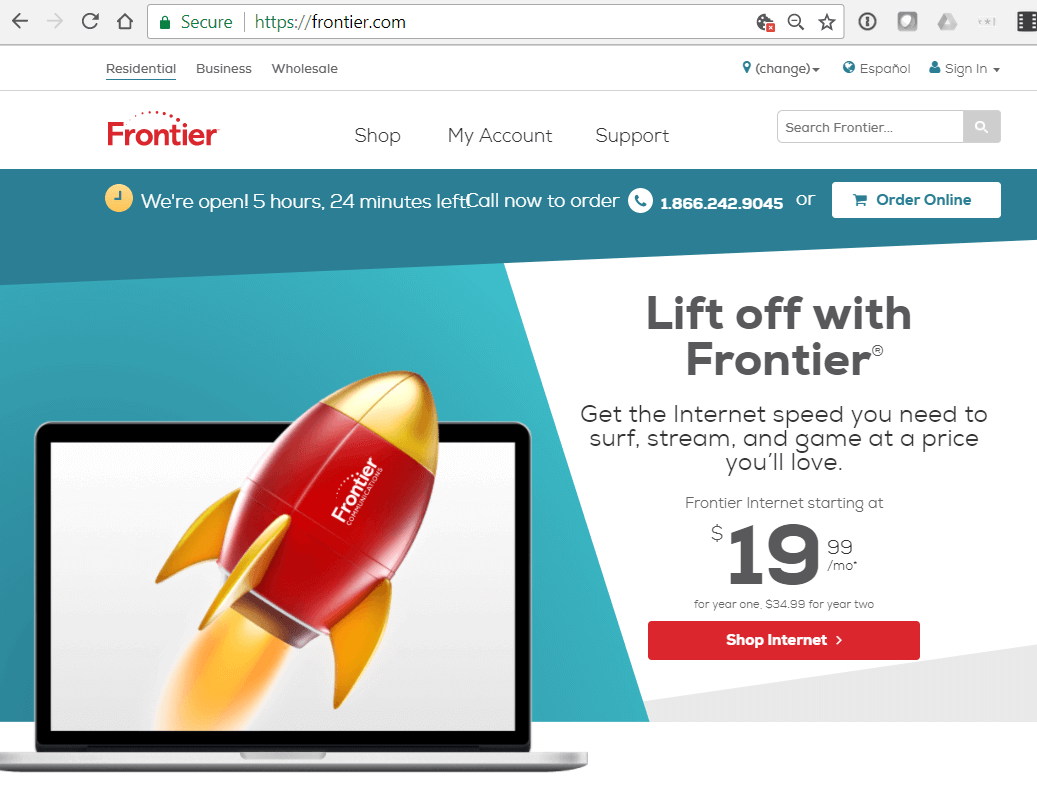 Frontier extends broadband to 238,000 premises