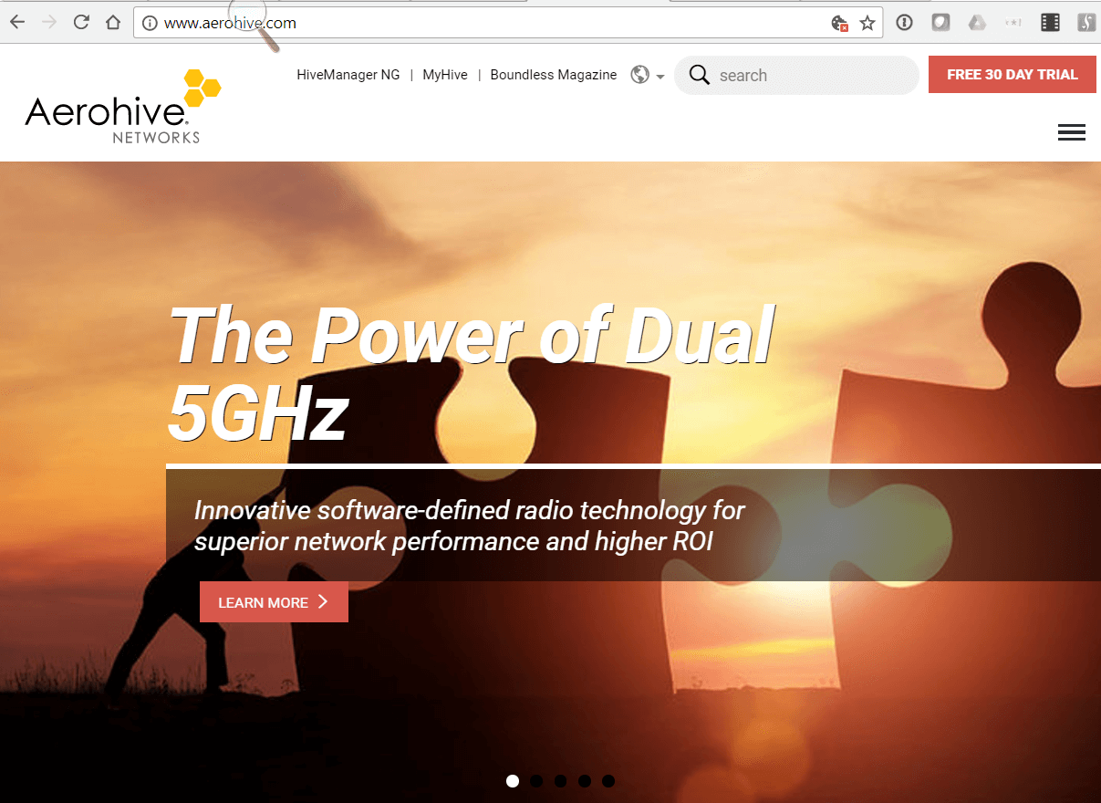 Aerohive: Growth in  802.11ac Wave 2 Dual 5 GHz APs