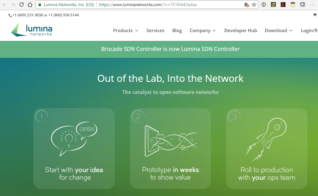 Brocade Sells its SDN Controller to Lumina, a start-up