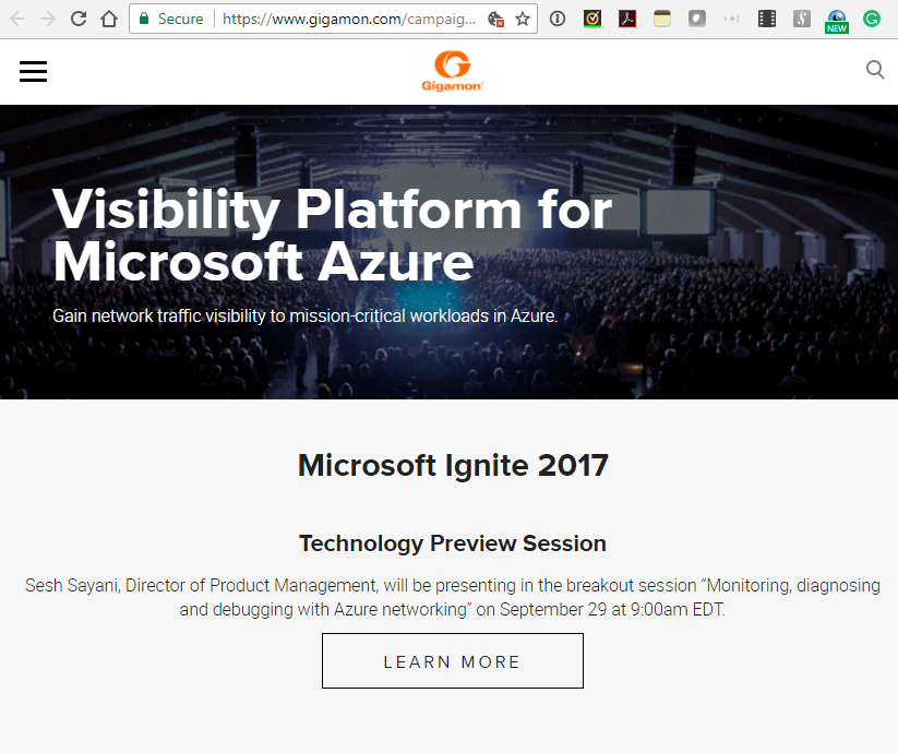 Gigamon Extends Its Visibility Platform For Azure Converge Digest