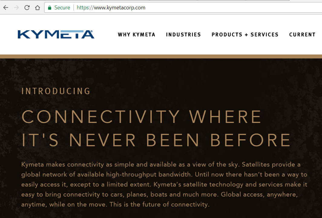 Kymeta says its fast satellite access service coming soon