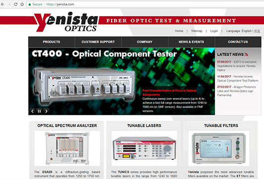 EXFO to acquire Yenista for optical test equipment