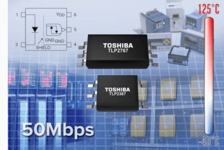 Toshiba intros 50 Mbps photocouplers