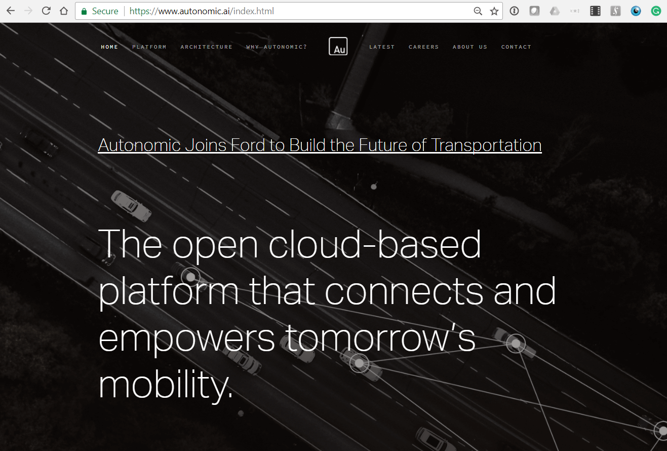 Ford acquires Palo Alto-based Autonomic for cloud platform for mobility apps