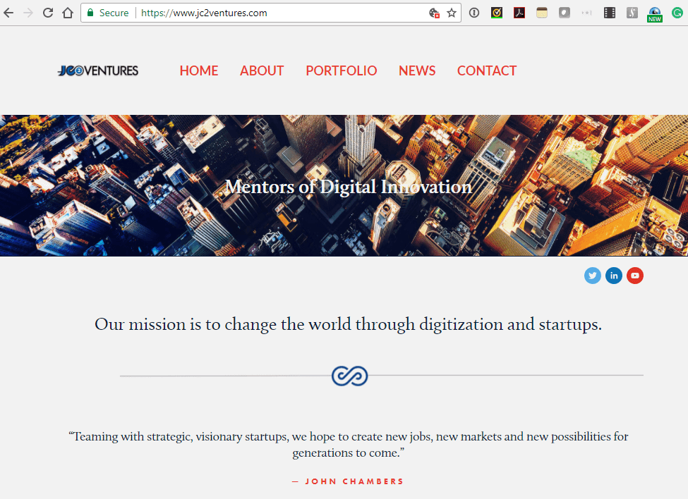 John Chambers launches venture capital firm