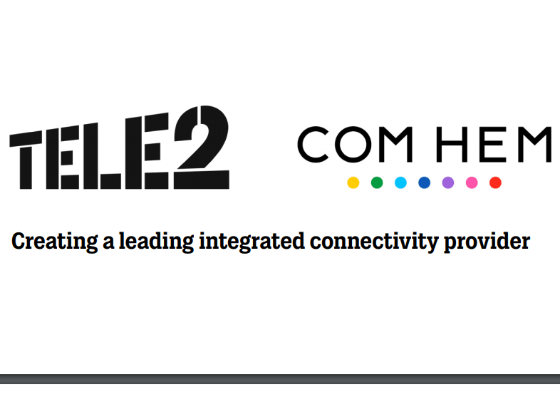 Tele2 to acquire Com Hem creating no.2 mobile + broadband in Sweden