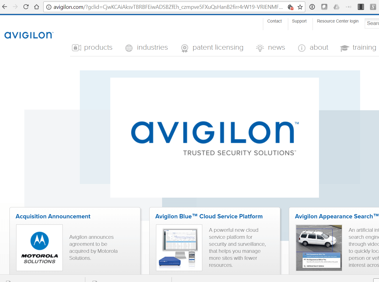 Motorola Solutions to acquire Avigilon for video surveillance solutions