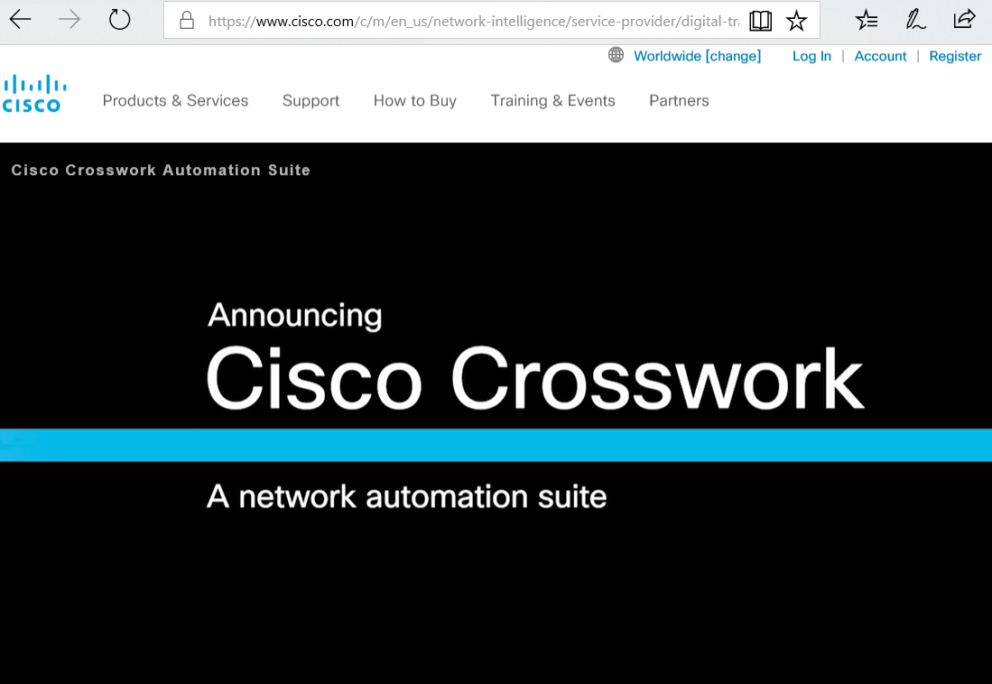 Cisco Crosswork automation promises ruthless simplification