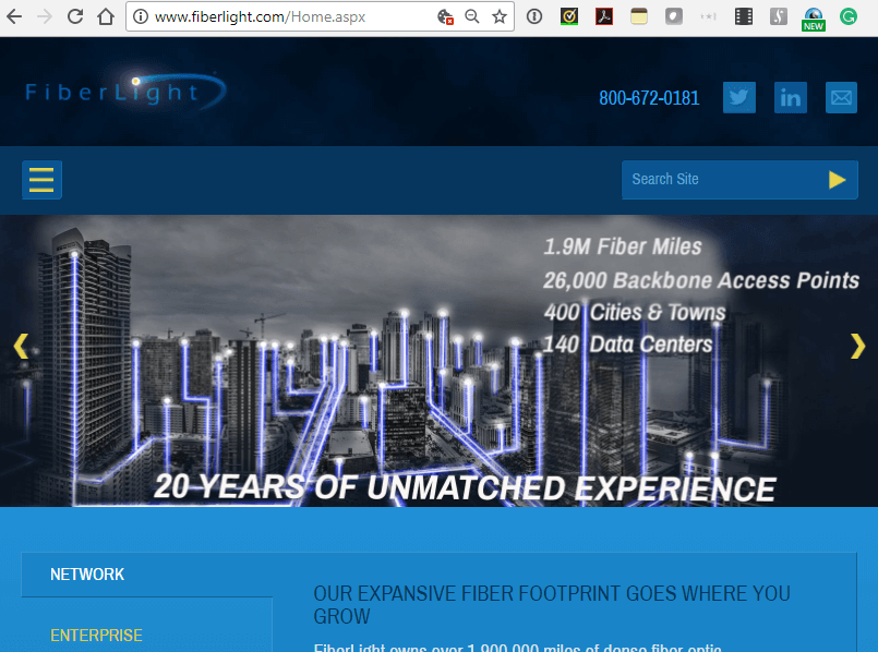 Angola Cables interconnects in Florida with Fiberlight