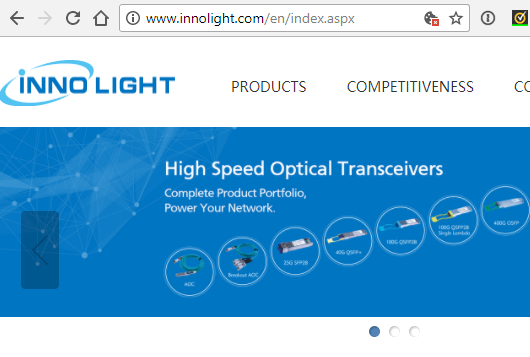 InnoLight to demo 400G QSFP-DD FR4 Optical Transceivers #OFC2018