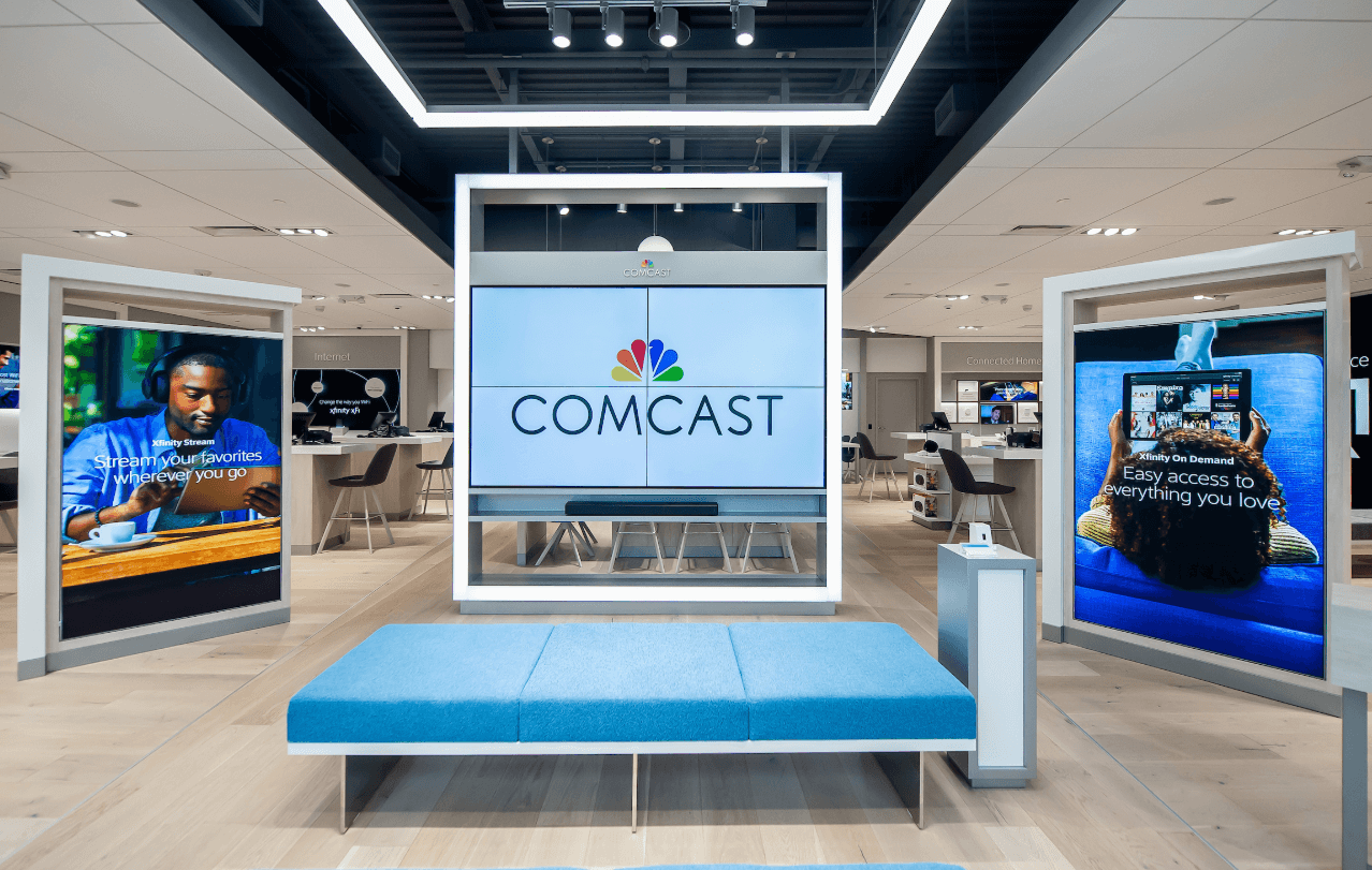 Comcast pursues a retail strategy with new store designs