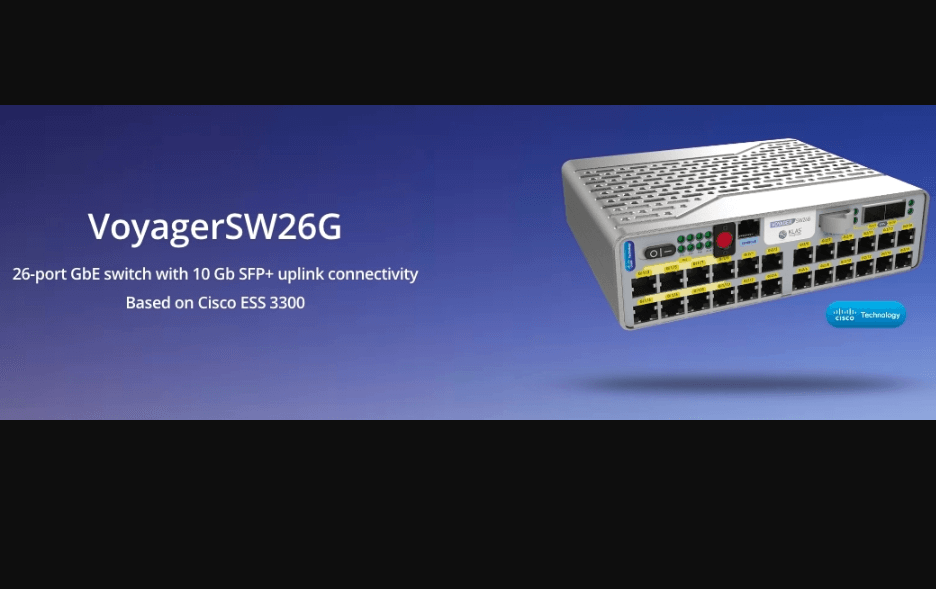 Klas Telecom launches VoyagerSW26G 26-port GbE switch based on Cisco ESS 3300